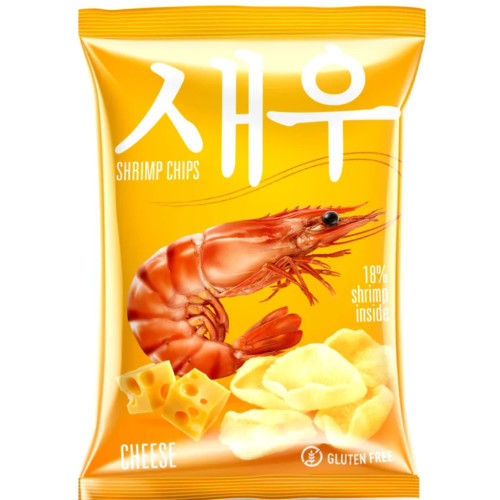 SAEU garneļu uzkodas ar siera garšu 50g | STOCK