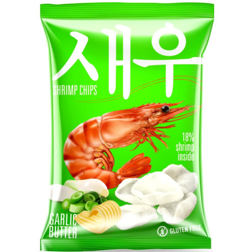 SAEU garneļu uzkodas ar ķiploku krēma garšu 50g | STOCK