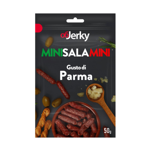 OBJERKY MiniSalami Parma cūkgaļas desiņas ar Parmas sieru 50g | STOCK