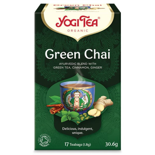 YOGI TEA Green Chai zaļā tēja 30.6g | STOCK