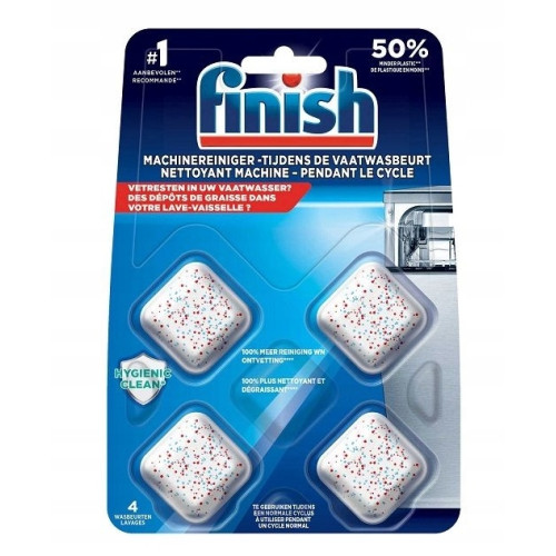 FINISH tabletes trauku mazgājamās mašīnas tīrīšanai 4gab | STOCK