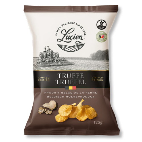 Lucien Classic kartupeļu čipsi ar trifeļu garšu 125g | STOCK
