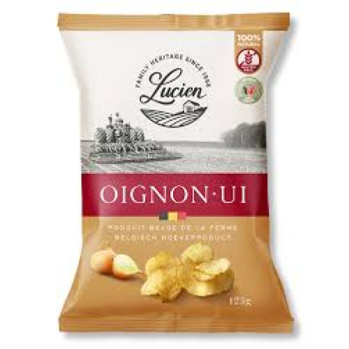 Lucien Classic kartupeļu čipsi ar sīpolu garšu 125g | STOCK