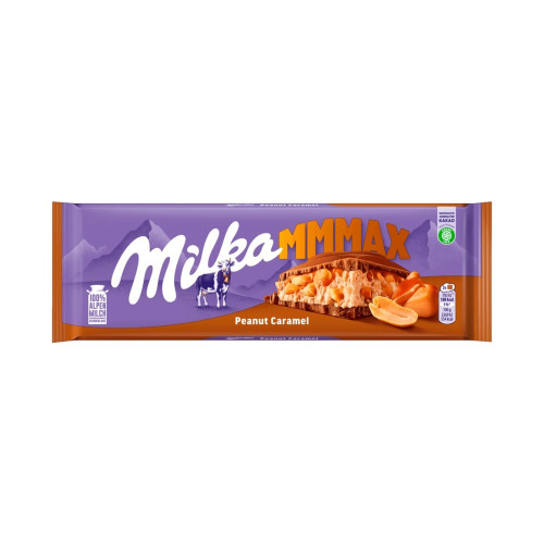 MILKA Peanut Caramel šokolādes tāfelīte 276g | STOCK