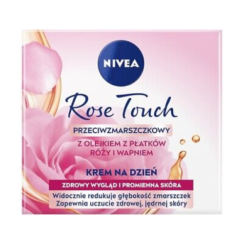 Nivea Rose Touch dienas krēms sejas ādai 50ml | STOCK