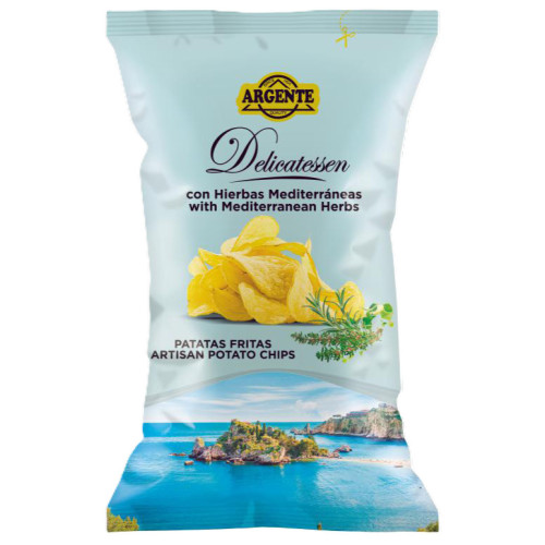 PAPAS ARGENTE kartupeļu čipsi ar Vidusjūras garšaugiem 120g | STOCK