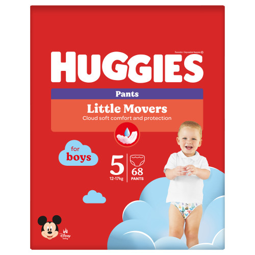 Huggies Pants Boy 5izm. biksītes (12-17kg) 68gb. | STOCK