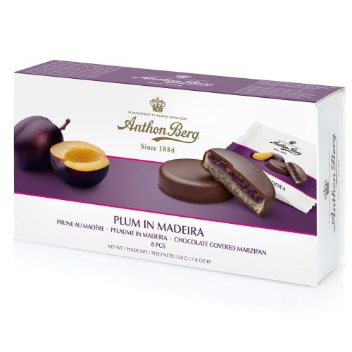 Anthon Berg šokolādes konfektes ar plūmēm Madeirā 220g | STOCK