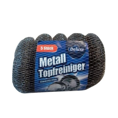 Deluxe Metal-Topfreiniger metāla birste x5 | STOCK