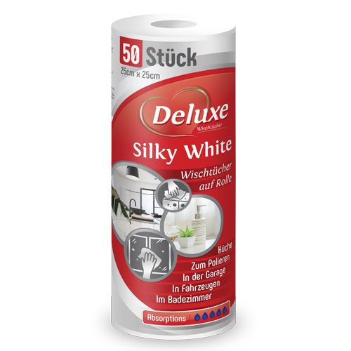 Deluxe "Silky White" virtuves dvielis, 50 loksnes | STOCK