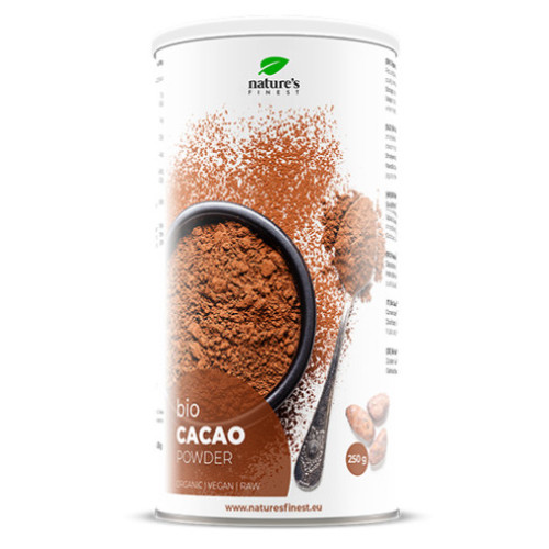 NATURE'S FINEST kakao pulveris 250g | STOCK