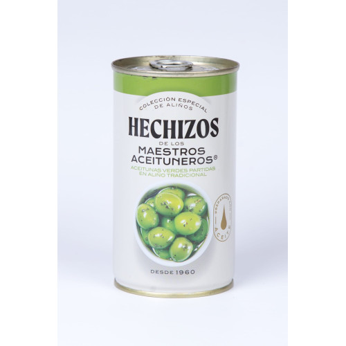 M. Aceit zaļās olīvas saspiestas tradicionālajā marinādē 185g | STOCK
